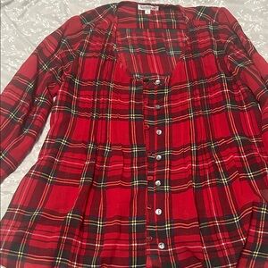 NorthStyle Red and Black Plaid Shirt